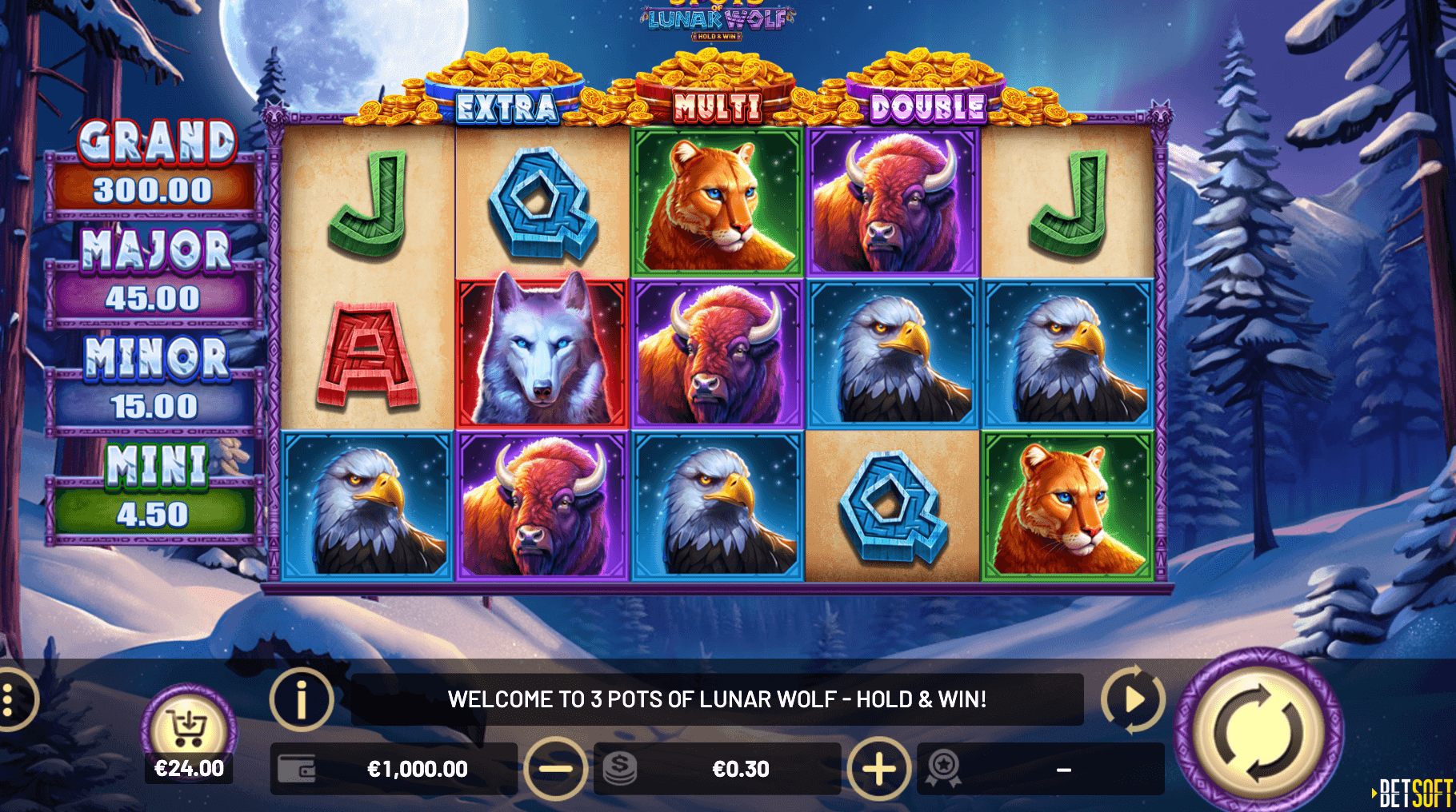 3 Pots of Lunar Wolf – Hold & Win Betsoft Joker1234