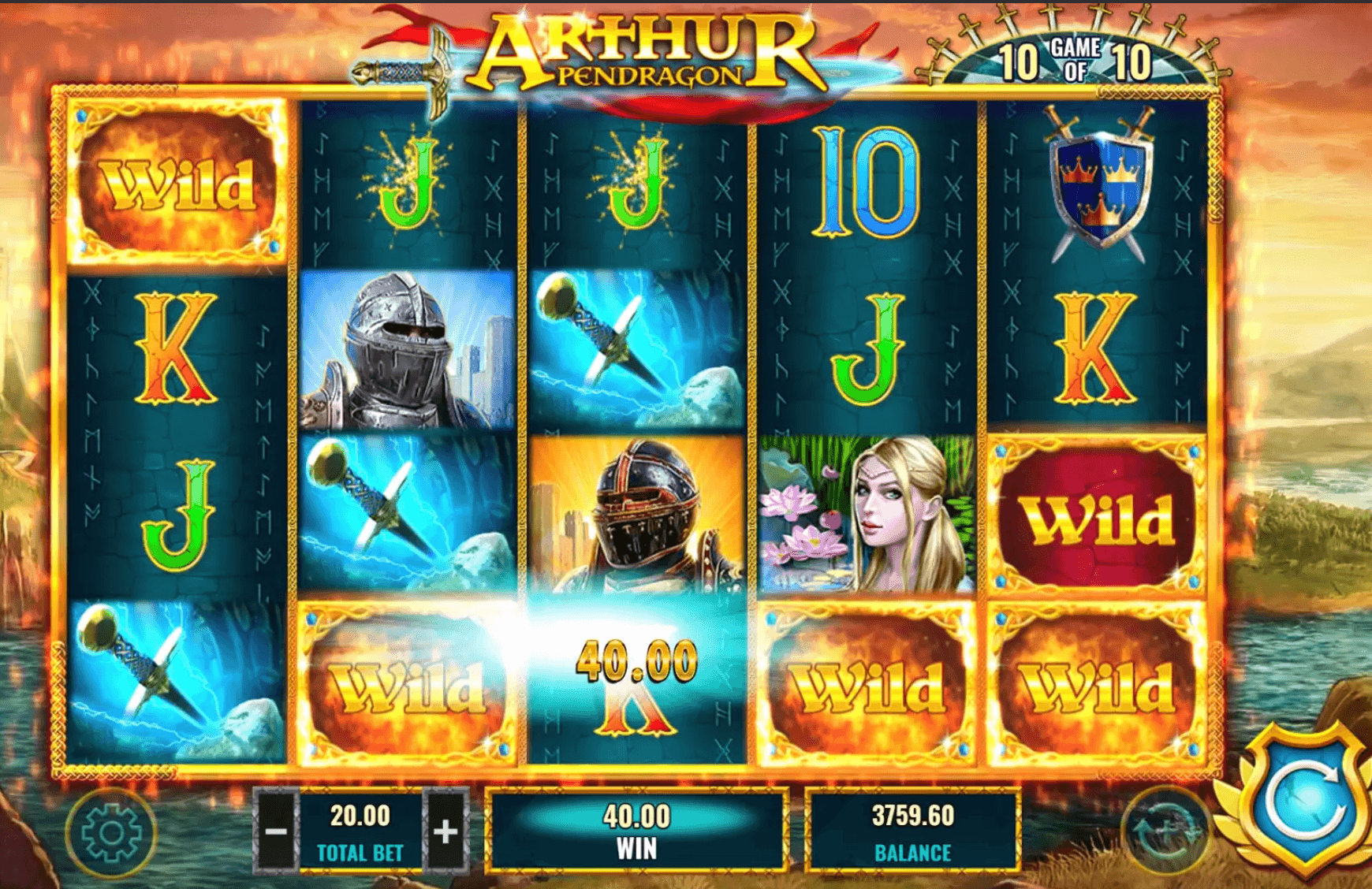 Arthur Pendragon IGT Slots Joker123th