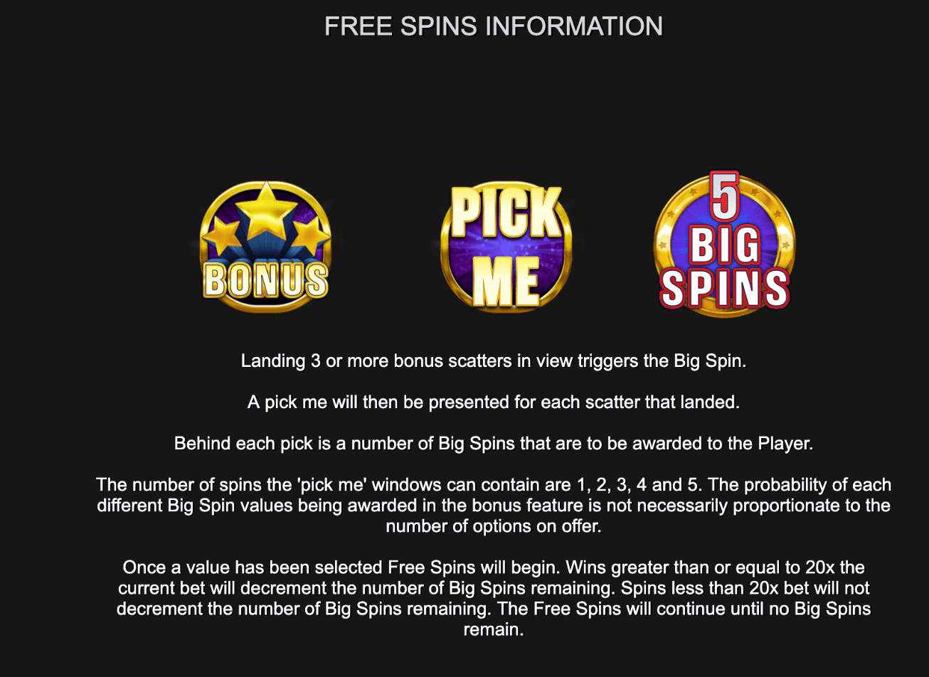 Big Spin Bonus Extra Spins Inspired Slot Joker123 net