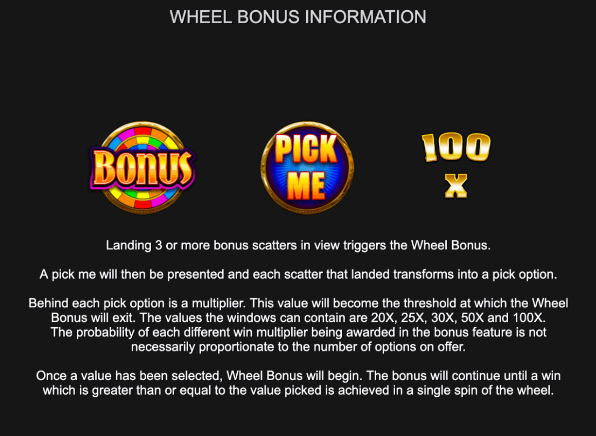 Big Wheel Bonus Inspired Slot www Joker388