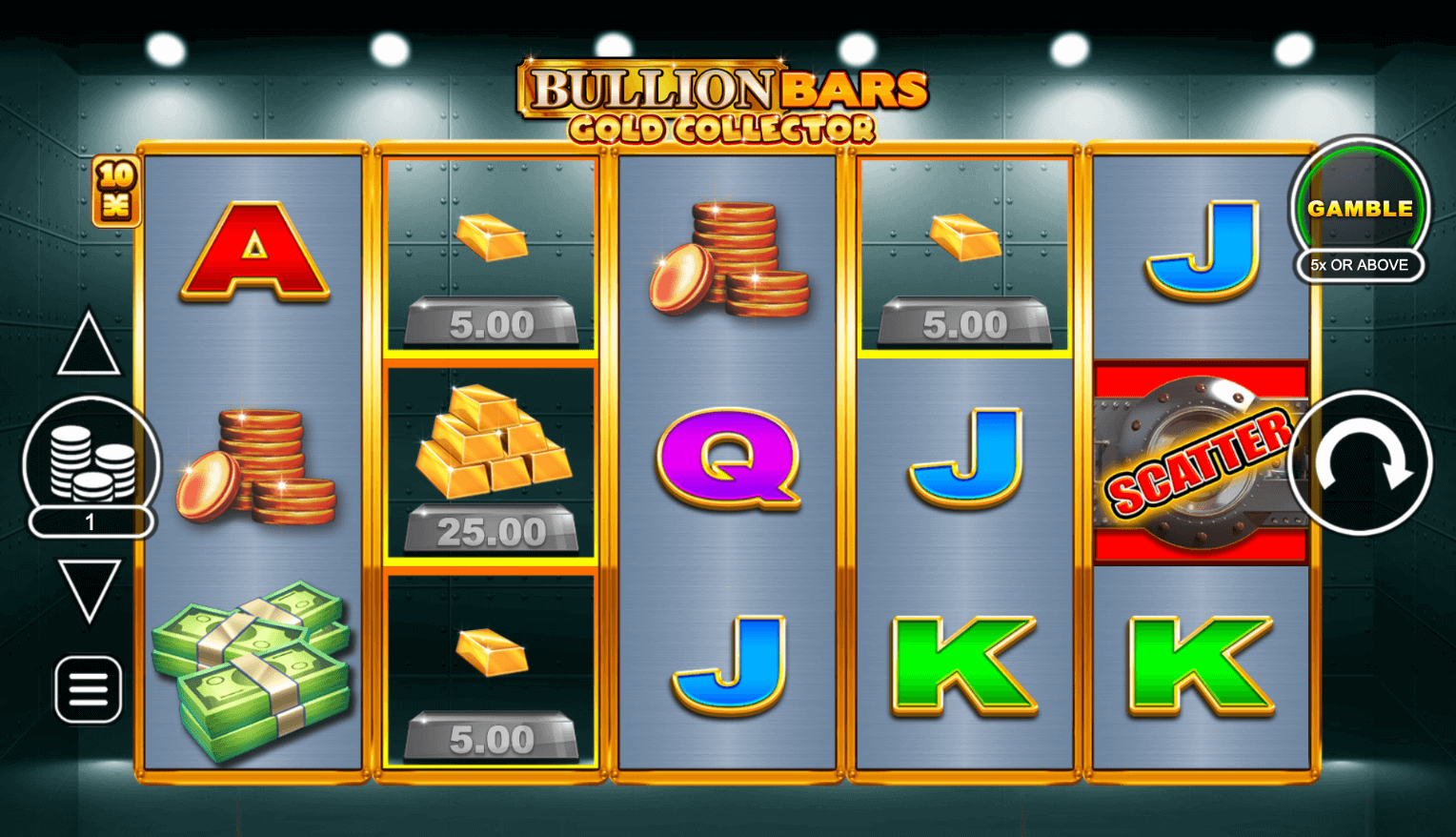Bullion Bars Gold Collector Inspired Slot slotJoker123