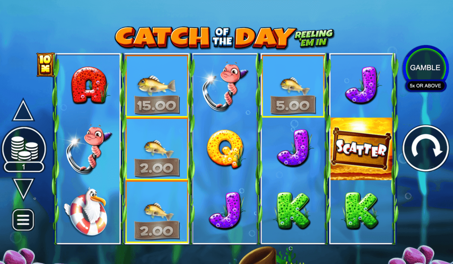 Catch of the Day Reeling 'Em In Inspired Slot Joker family