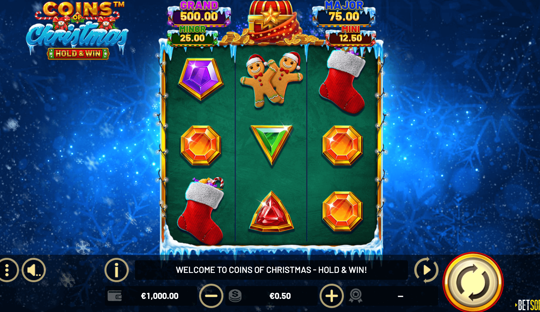 Coins of Christmas – HOLD & WIN Betsoft