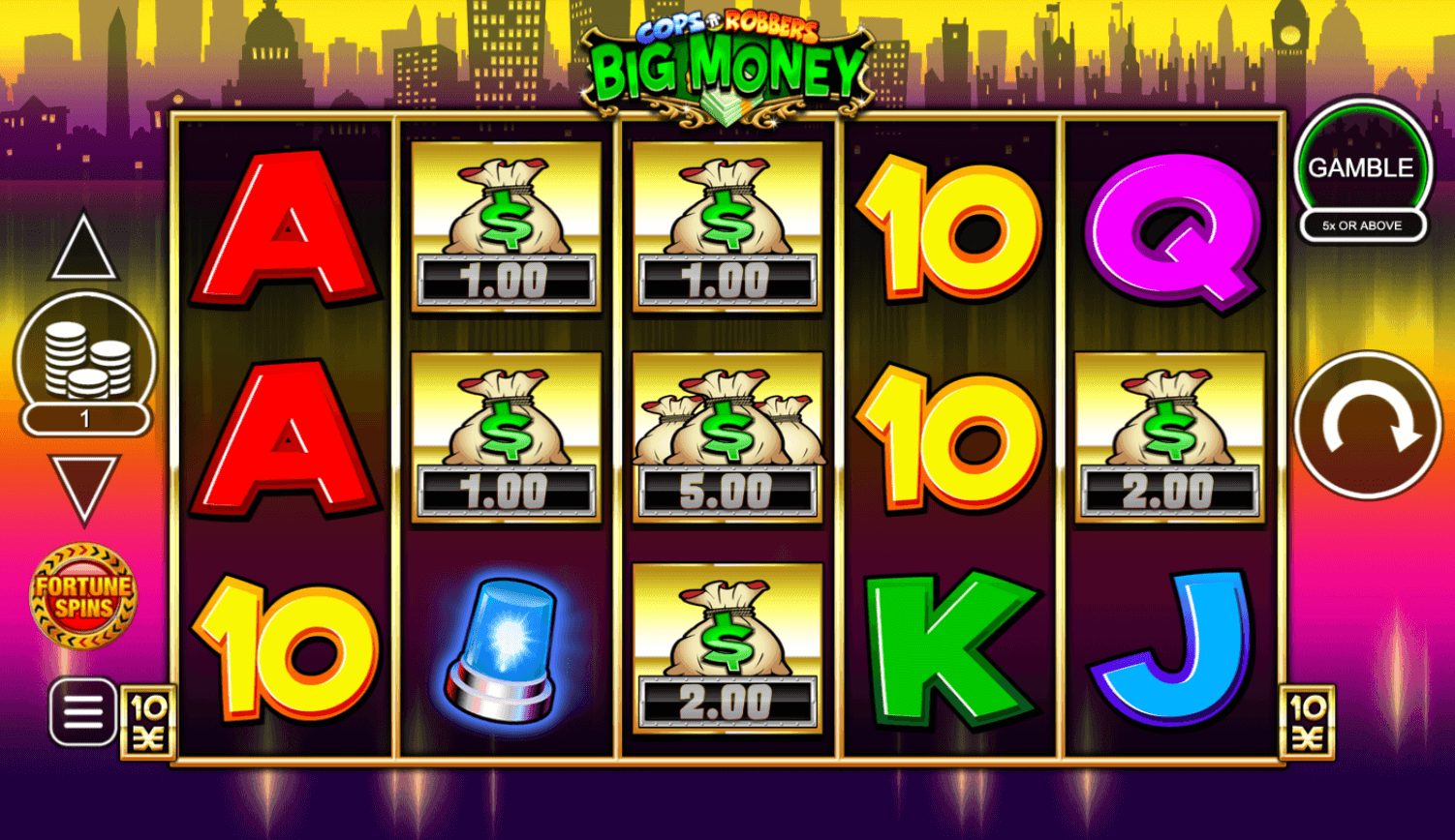Cops 'n' Robbers Big Money Inspired Slot slotJoker123