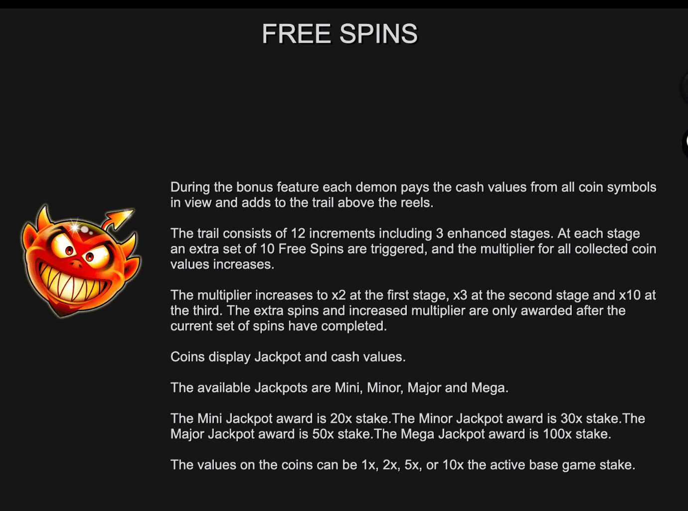 Demon's Gold Inspired Slot Joker game 123