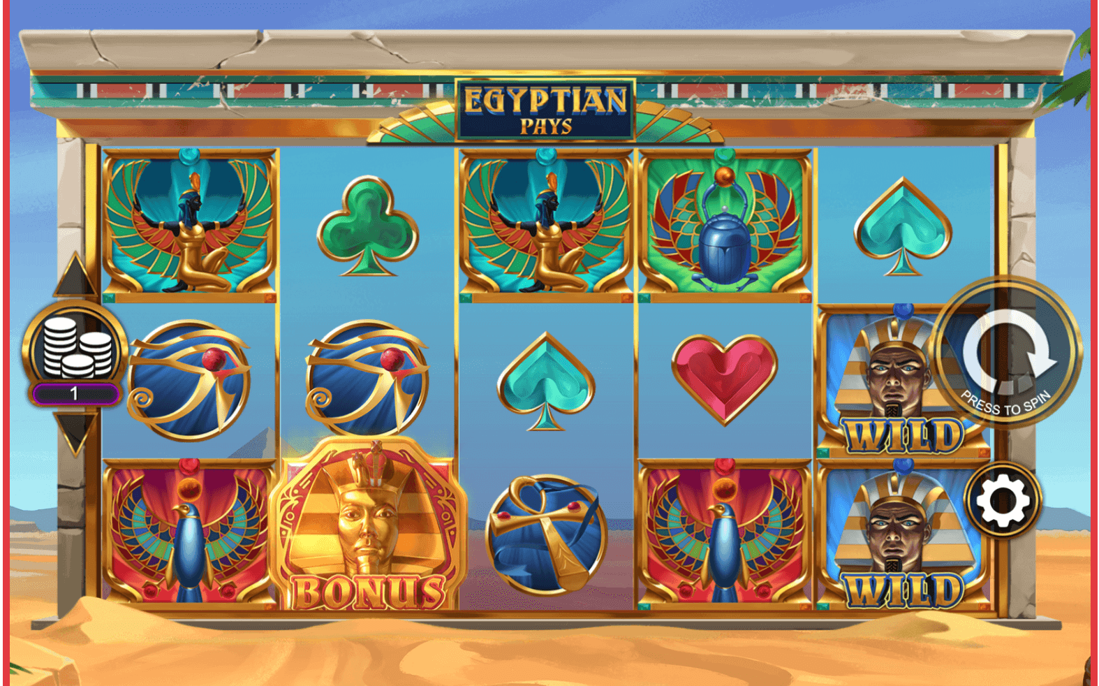Egyptian Pays Inspired Slot สล็อต Joker123