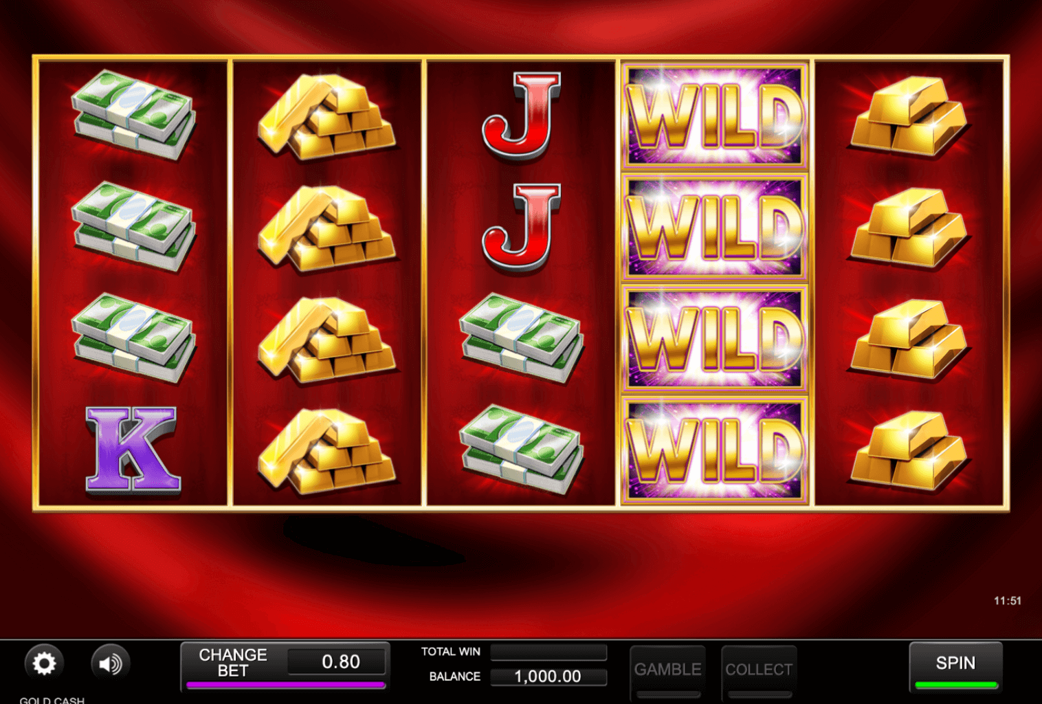 Gold Cash Inspired Slot Joker game 123