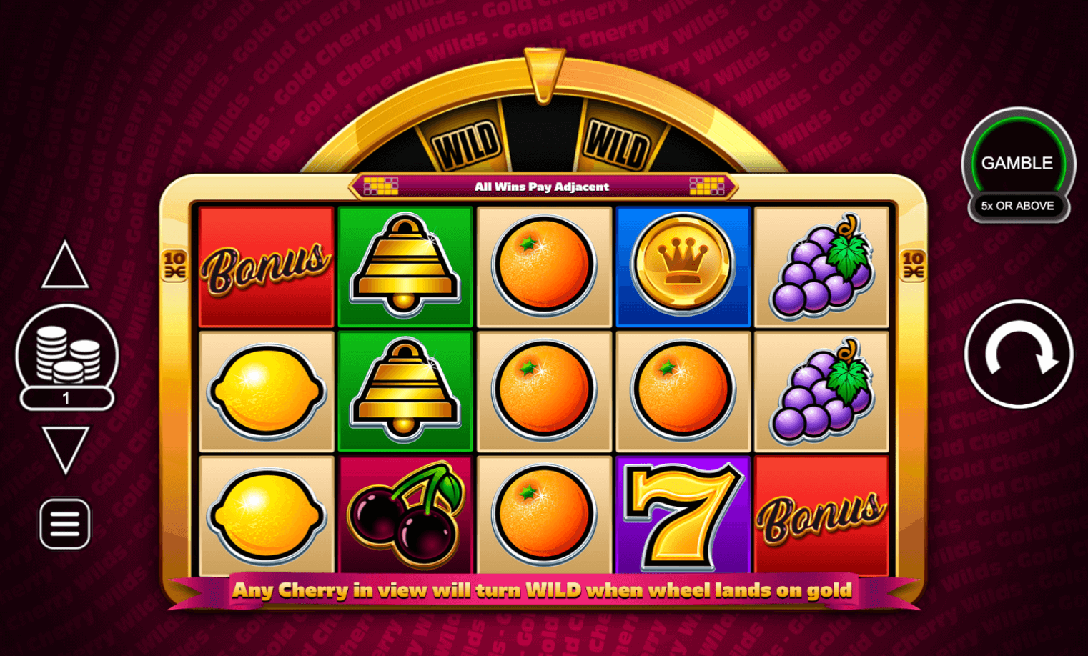 Gold Cherry ​​Inspired Slot Joker gaming