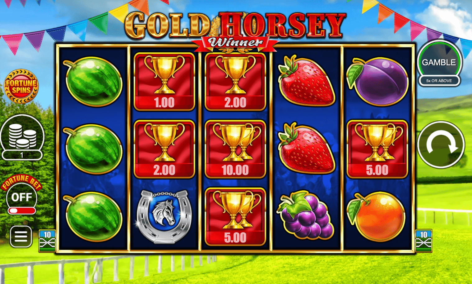 Gold Horsey Winner Inspired Slot Joker family