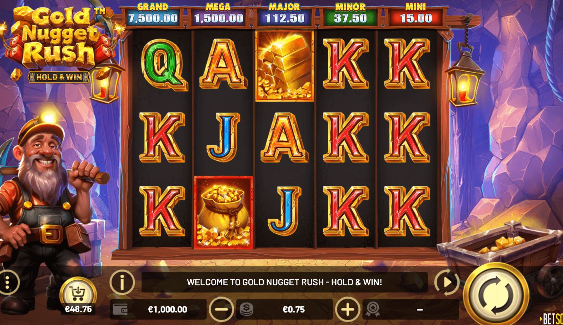 Gold Nugget Rush – Hold & Win Betsoft Joker123 net