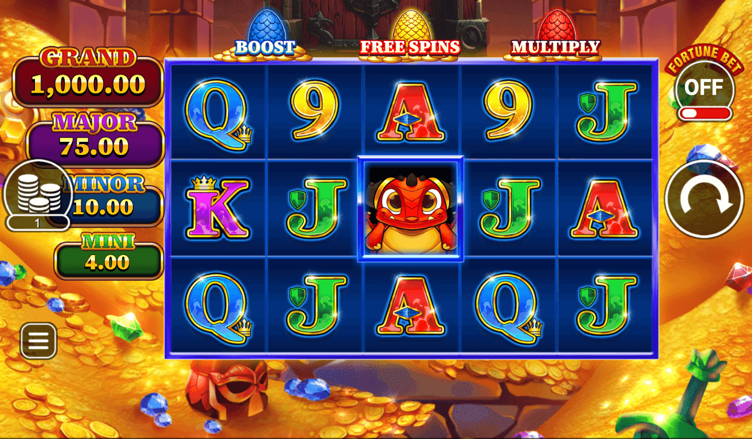 Happy Fortune Dragon Inspired Slot 123Joker game