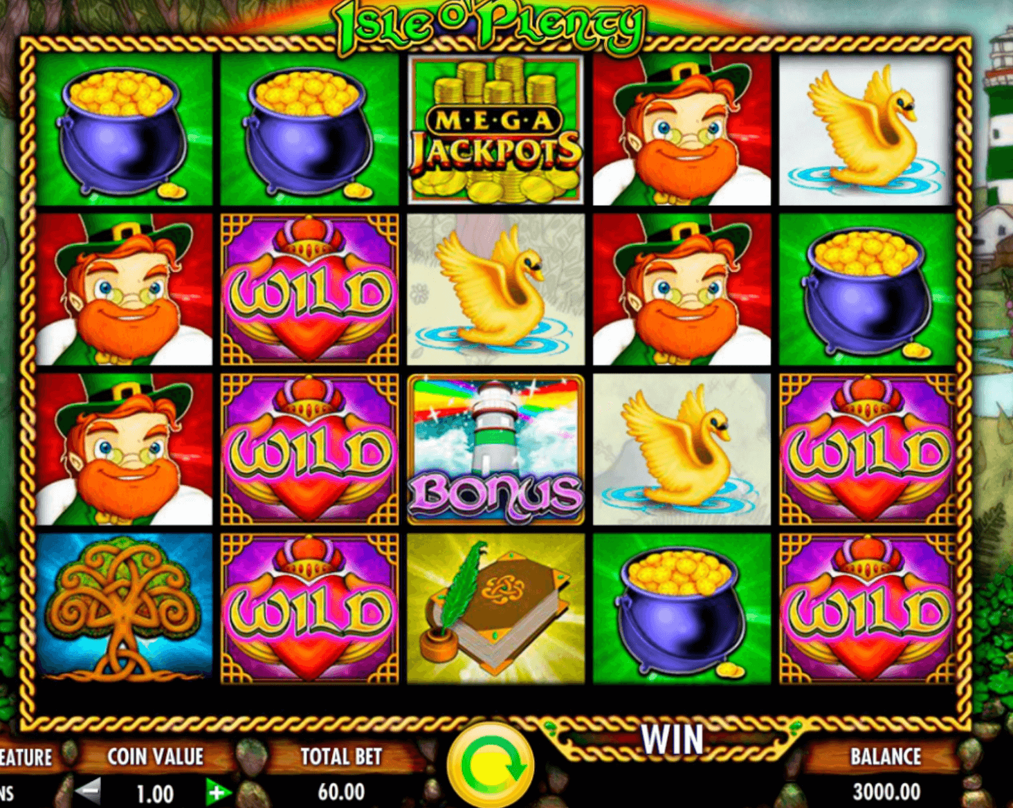 Isle O' Plenty MegaJackpots IGT Slots Joker mobile