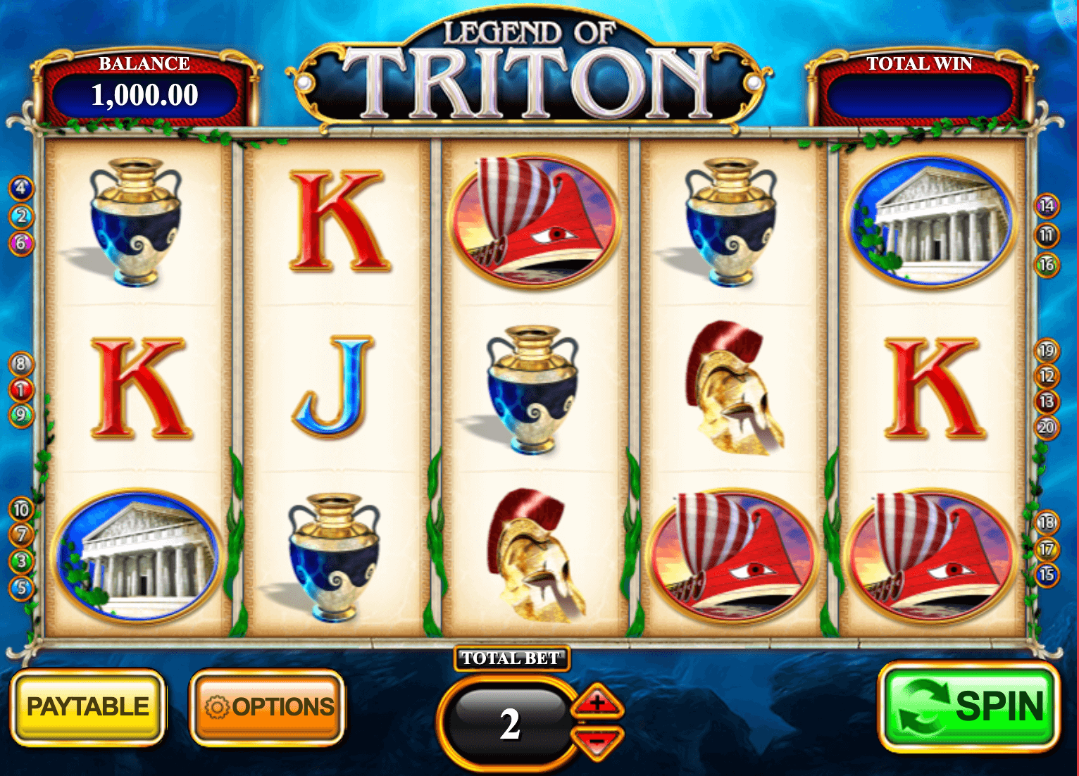 Legend of Triton Inspired Slot www Joker388