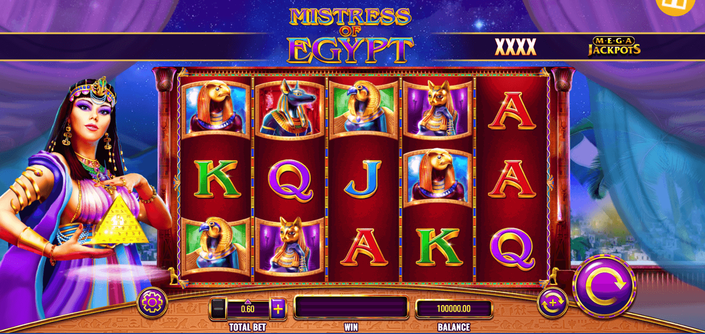 Mistress of Egypt MegaJackpots IGT Slots game Joker388