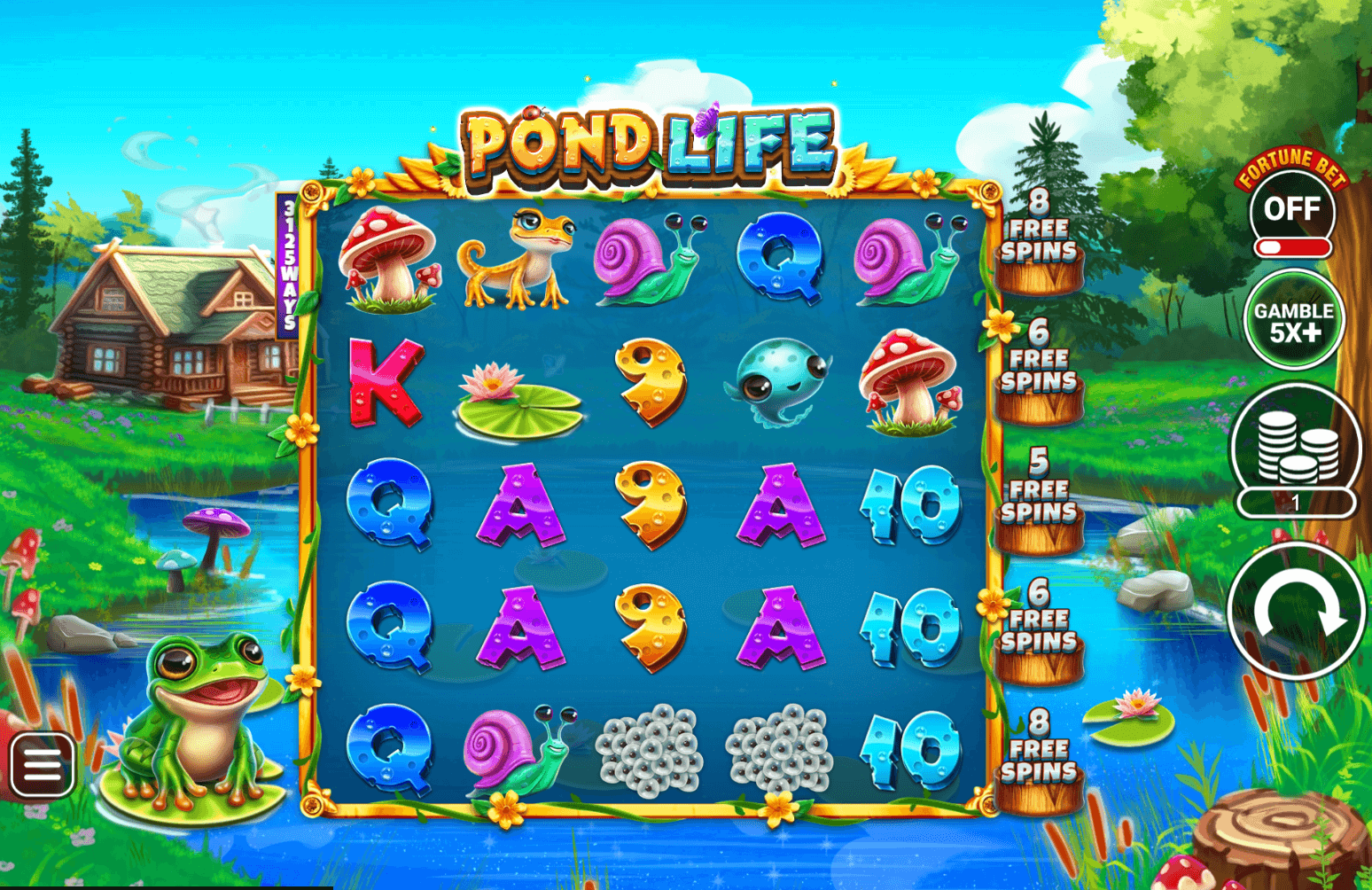Pond Life Inspired Slot wwwJoker123c net