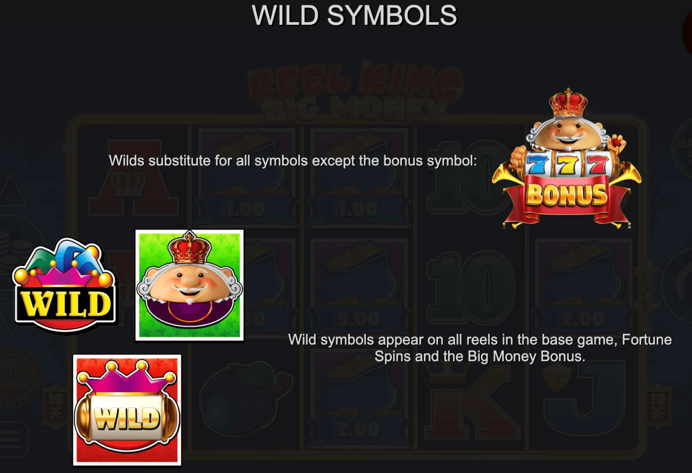 Reel King Big Money Inspired Slot Joker1234th