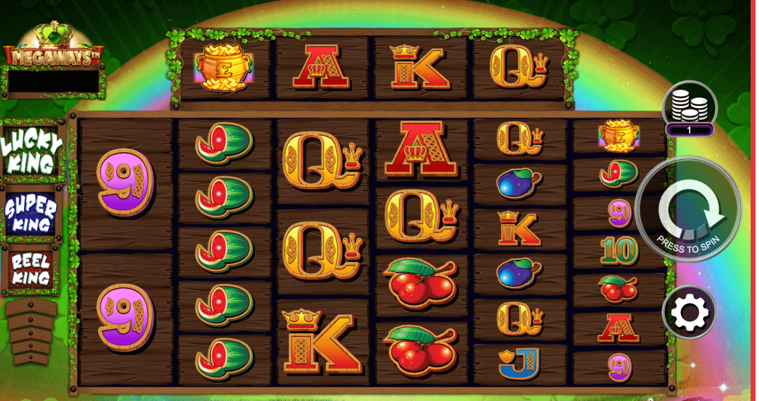 Reel Lucky King Megaways Inspired Slot Joker game 123