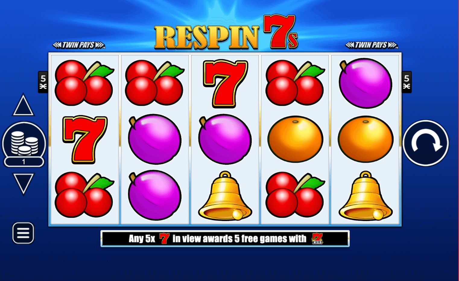Respin 7s ​​Inspired Slot Joker123plus
