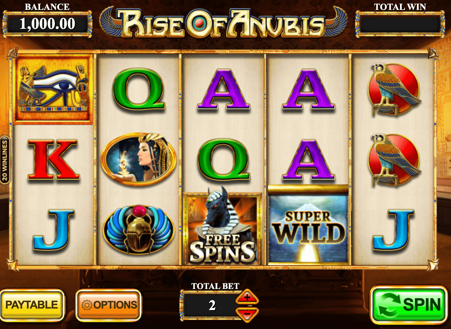 Rise of Anubis Inspired Slot Joker mobile