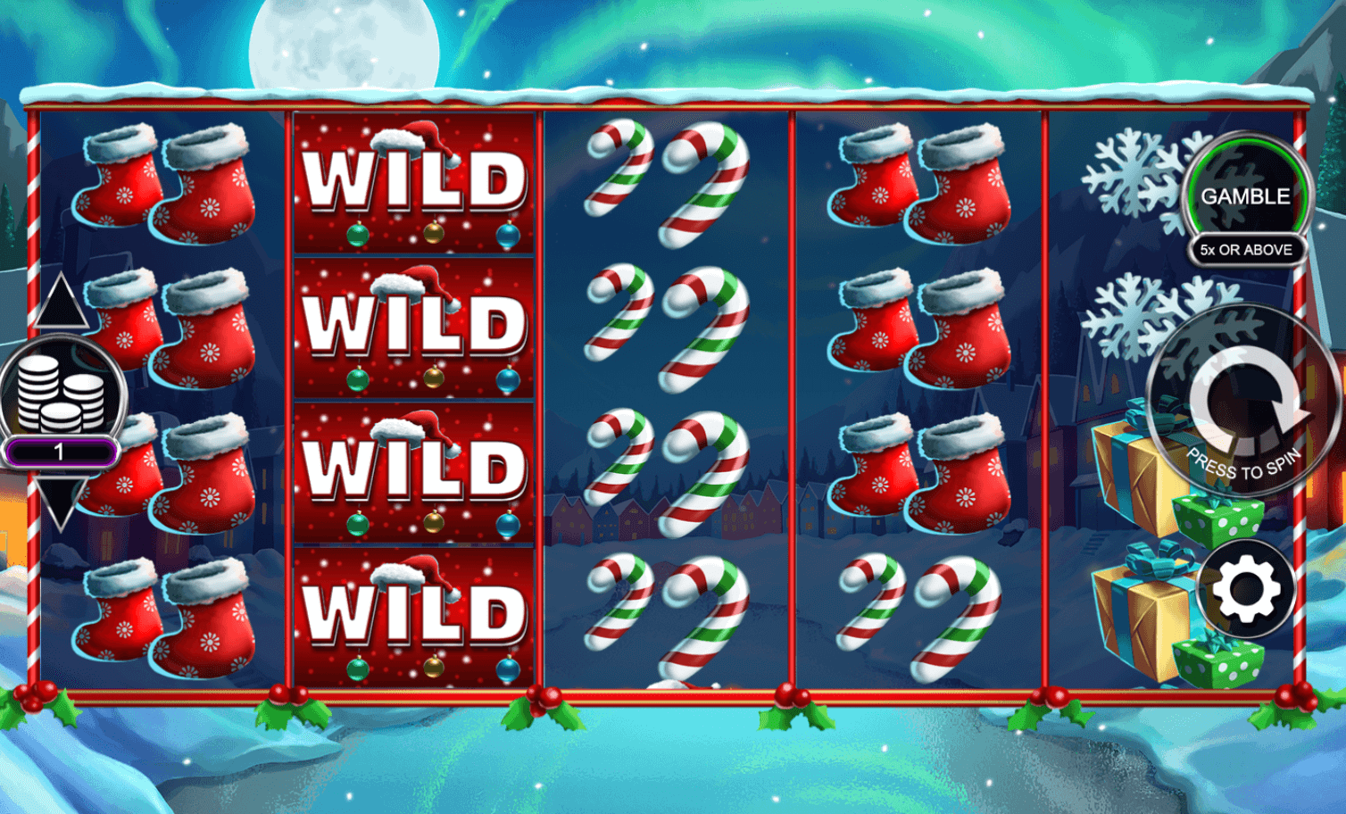 Santa Stacked Free Spins Inspired Slot Joker family