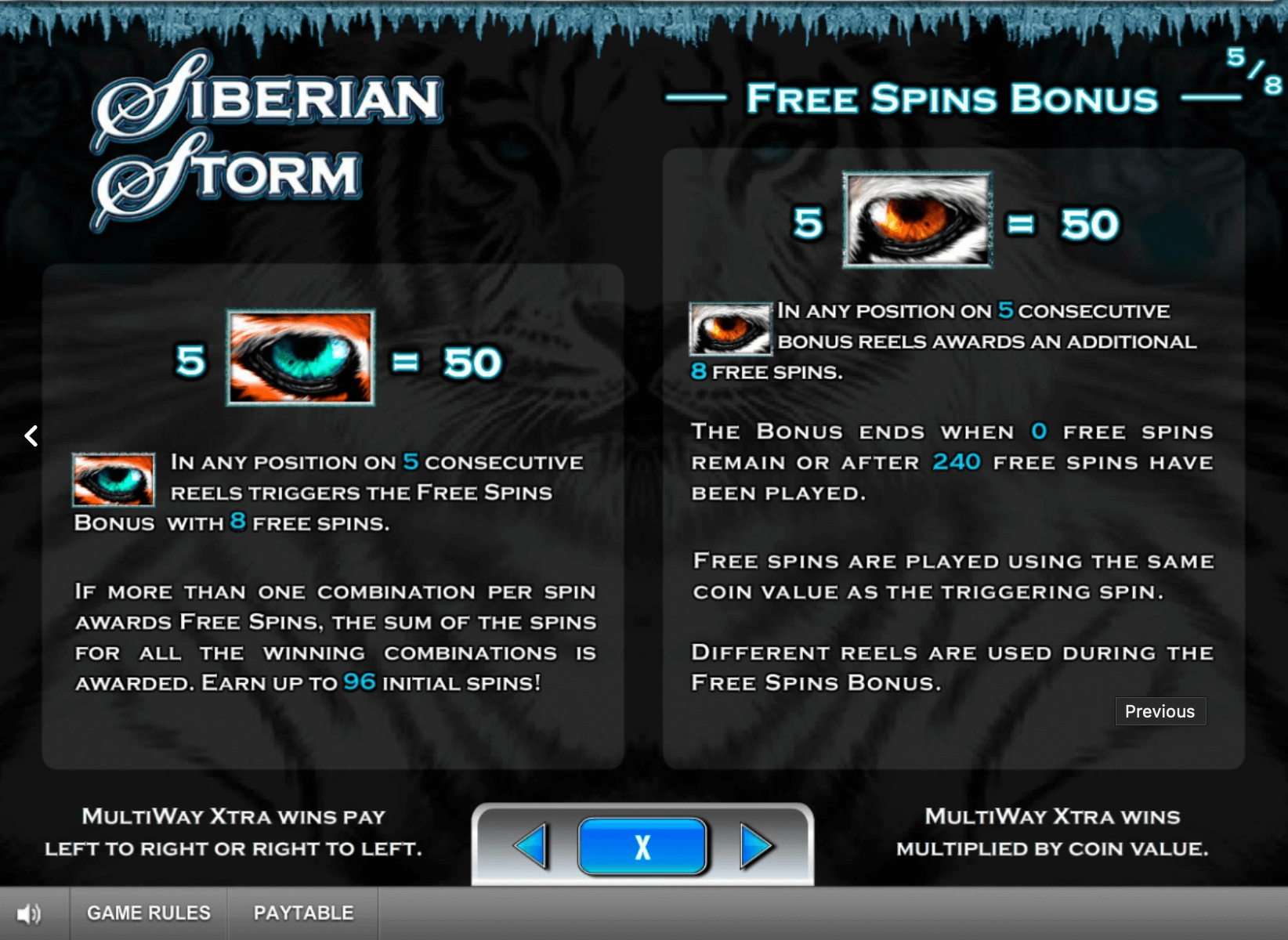 Siberian Storm Megajackpots IGT Slots Joker gaming