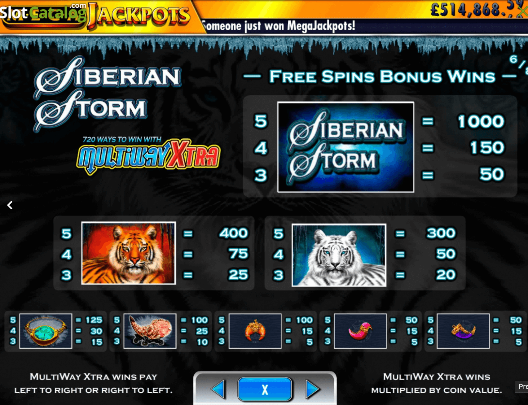 Siberian Storm Megajackpots IGT Slots Joker123plus