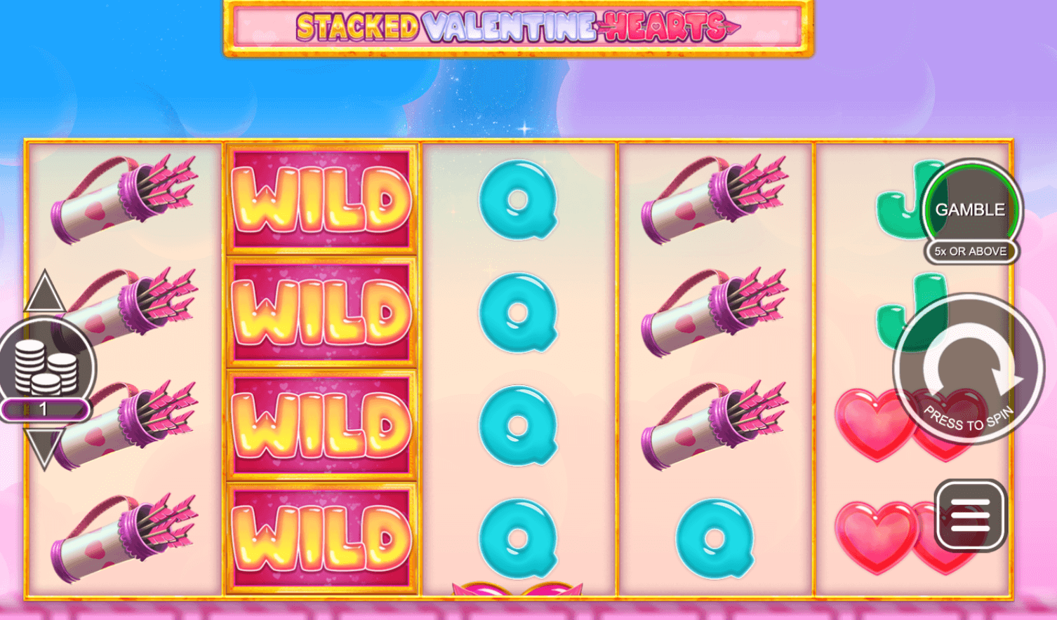 Stacked Valentine Hearts Inspired Slot Jokerapp678 c net