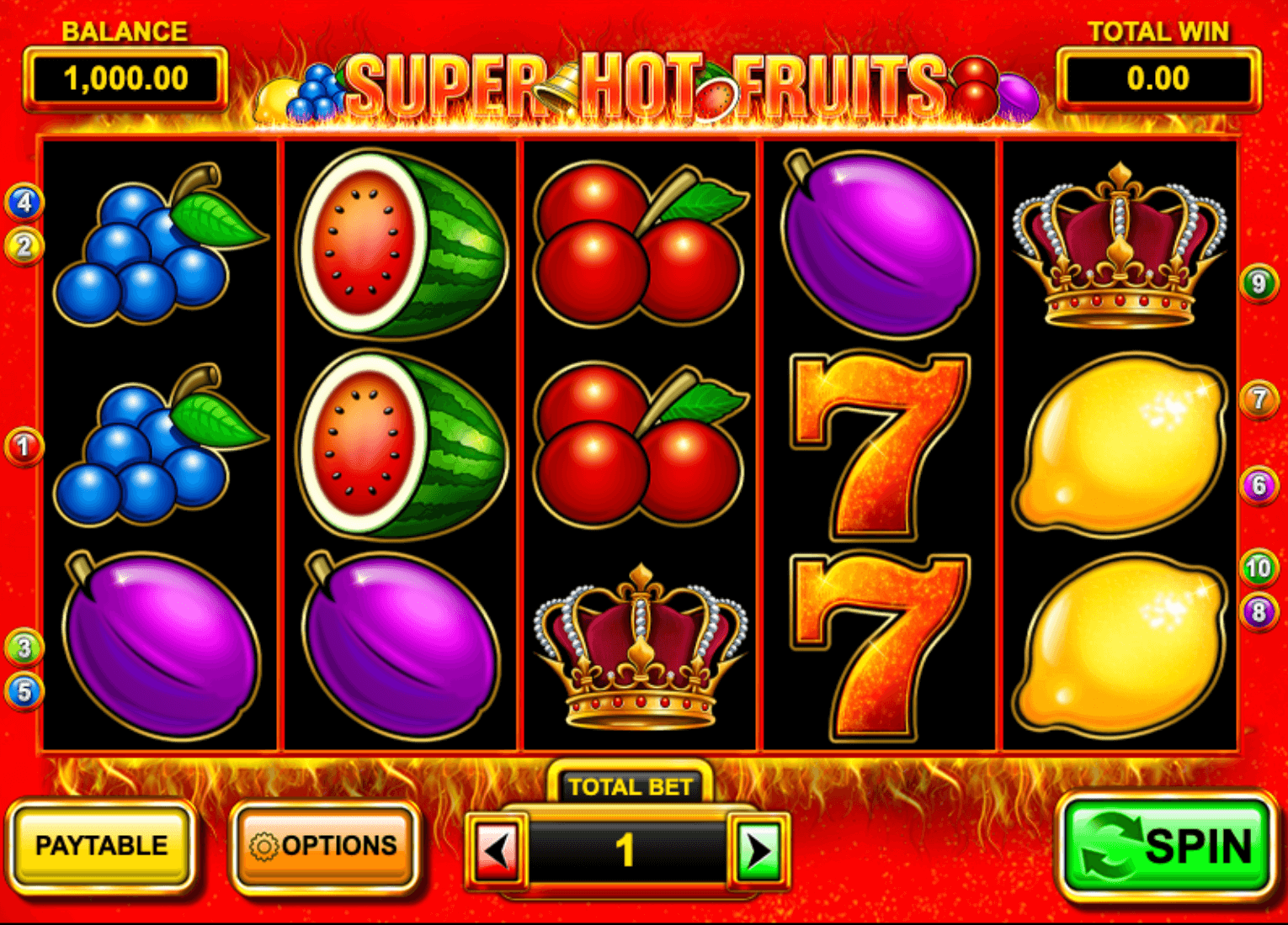 Super Hot Fruits Inspired Slot wwwJoker