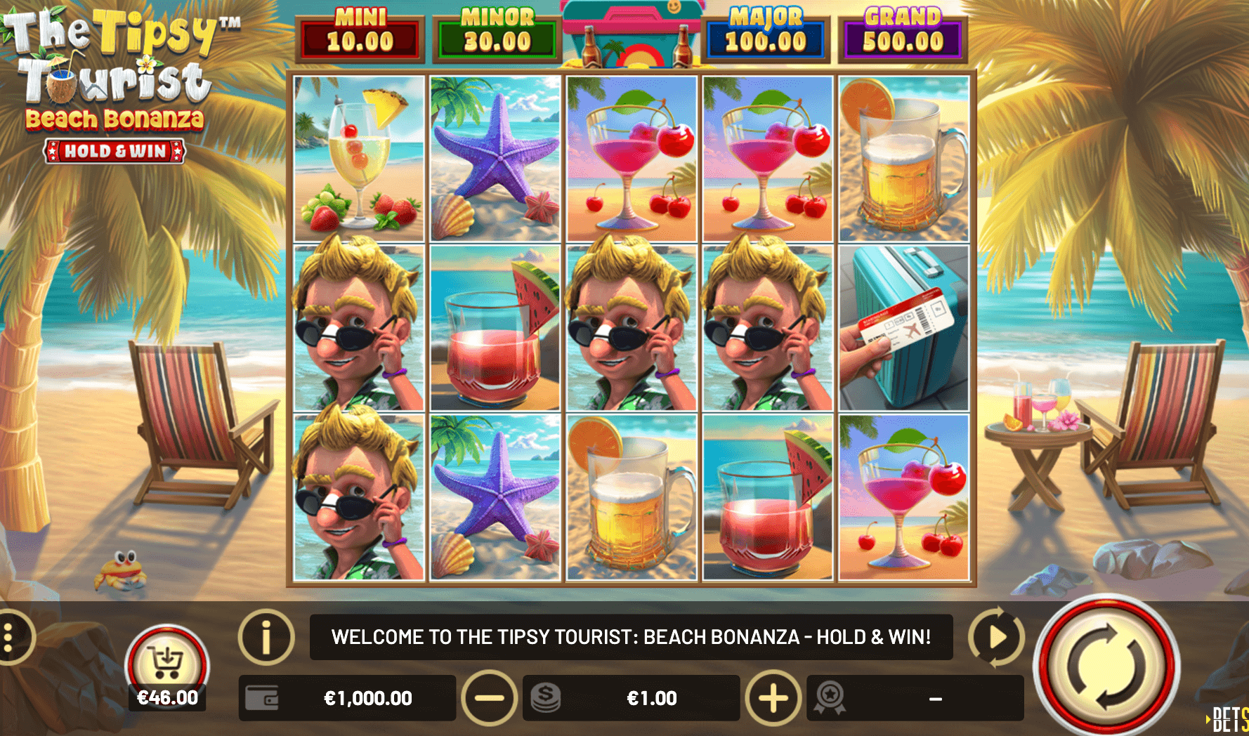 The Tipsy Tourist- Beach Bonanza – Hold & Win Betsoft Joker123 net