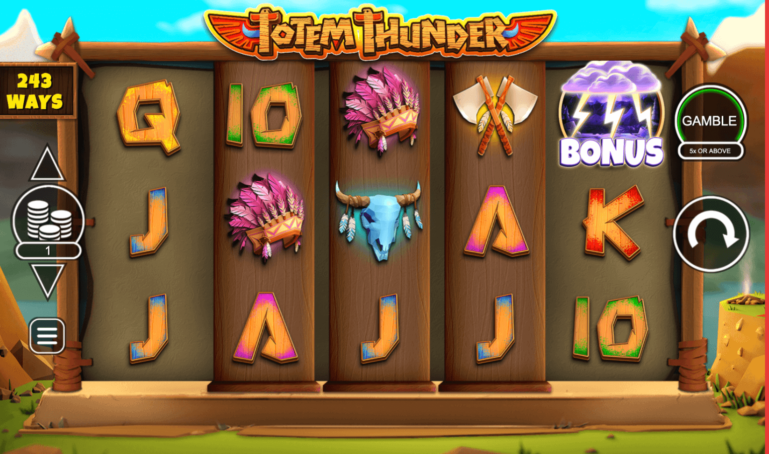 Totem Thunder ​​Inspired Slot slotJoker123