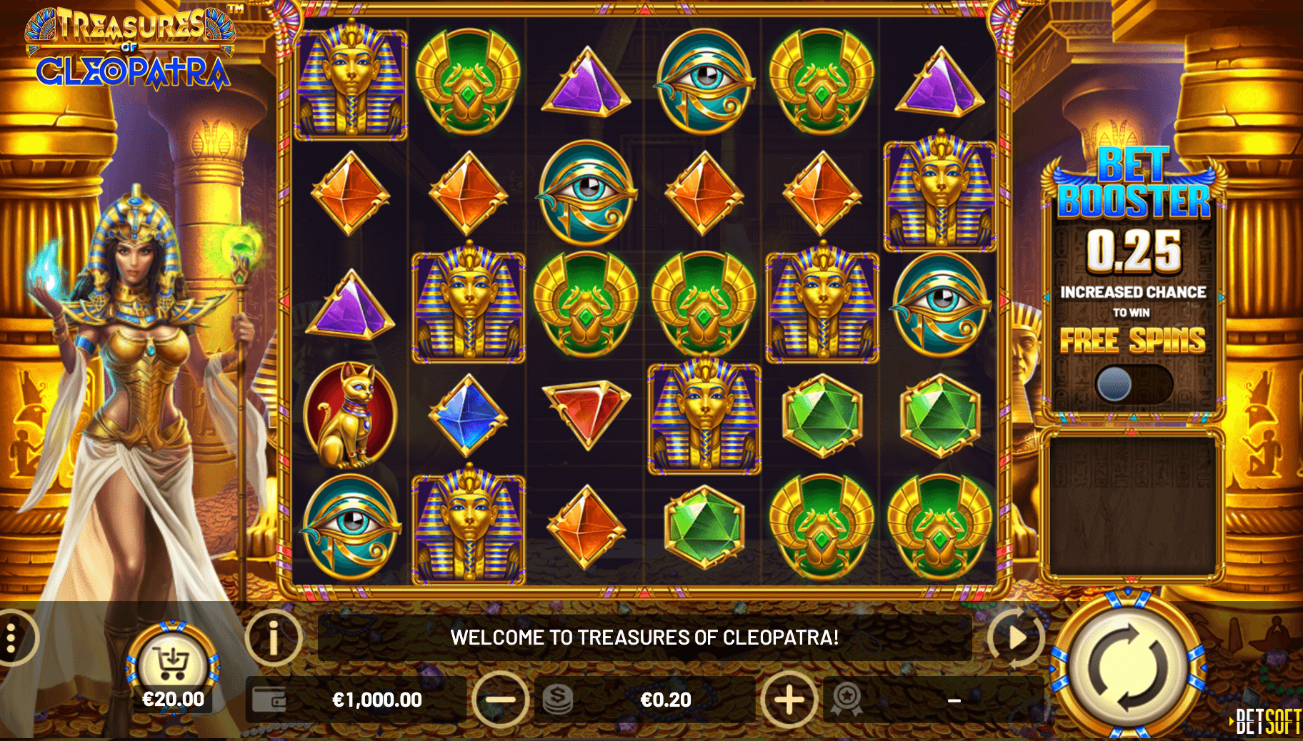 Treasures of Cleopatra Betsoft Joker123 net