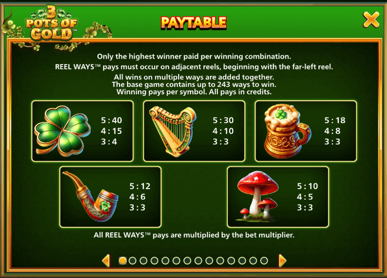 3 Pots O' Gold Light & Wonder game Joker388