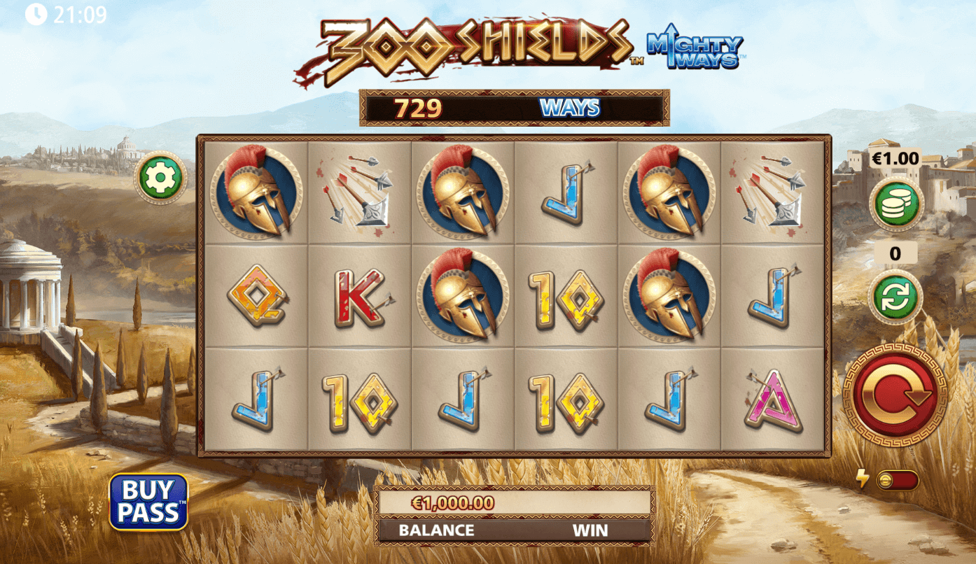 300 Shields Mighty Ways Light & Wonder 123Joker game