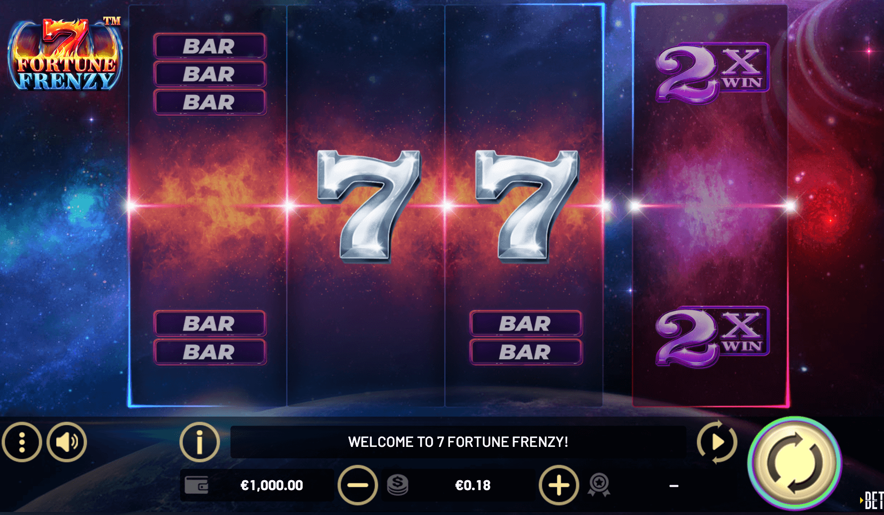 7 Fortune Frenzy Betsoft 123Joker game