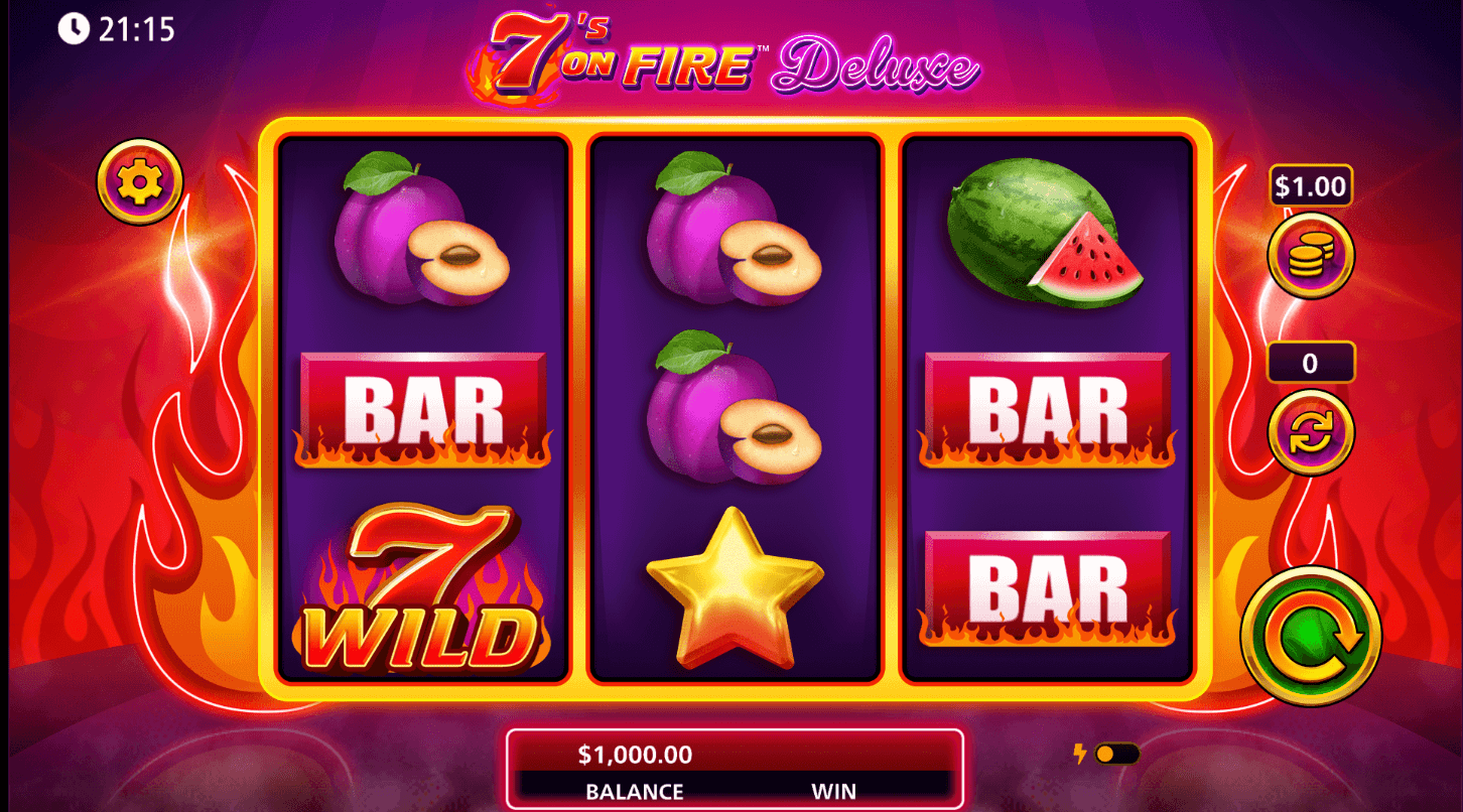 7's on Fire Deluxe Light & Wonder Joker gaming