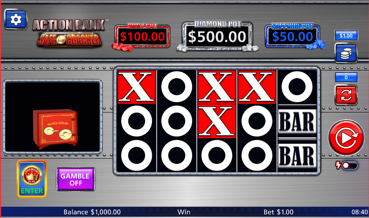 Action Bank Safe Cracker Light & Wonder Joker slot
