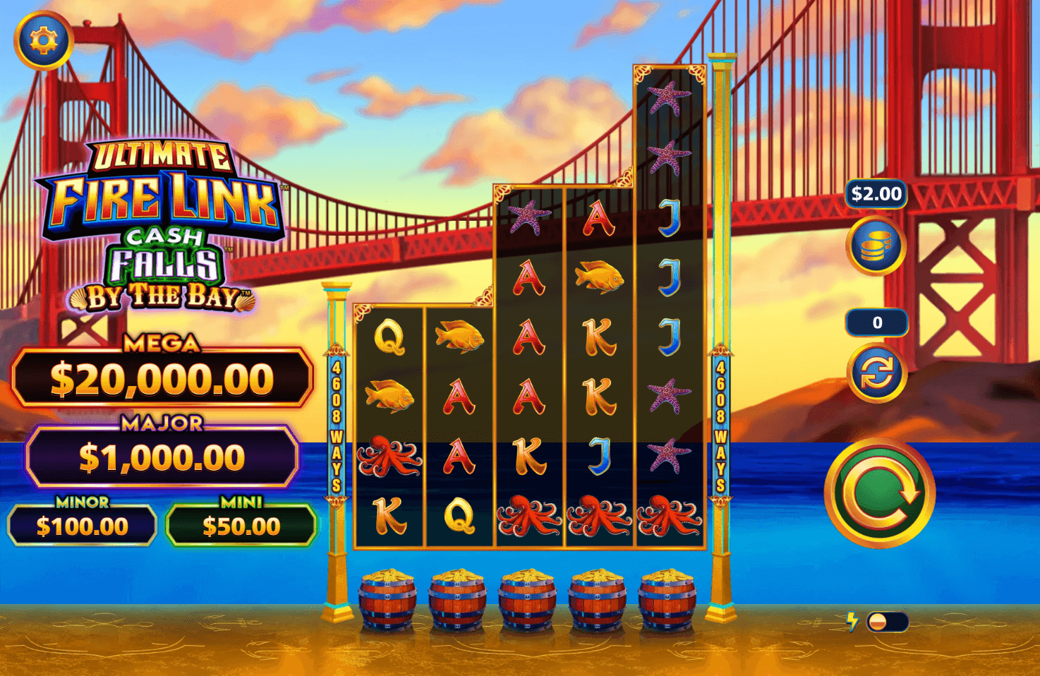 Cash Falls- Add 'Em Up Gold Light & Wonder สล็อต Joker123