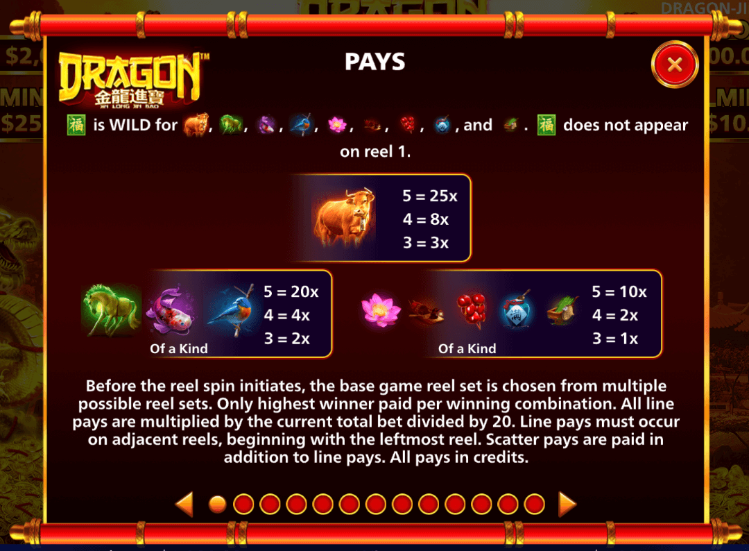 Dragon Jin Long Jin Bao Light & Wonder Jokerapp678 c net
