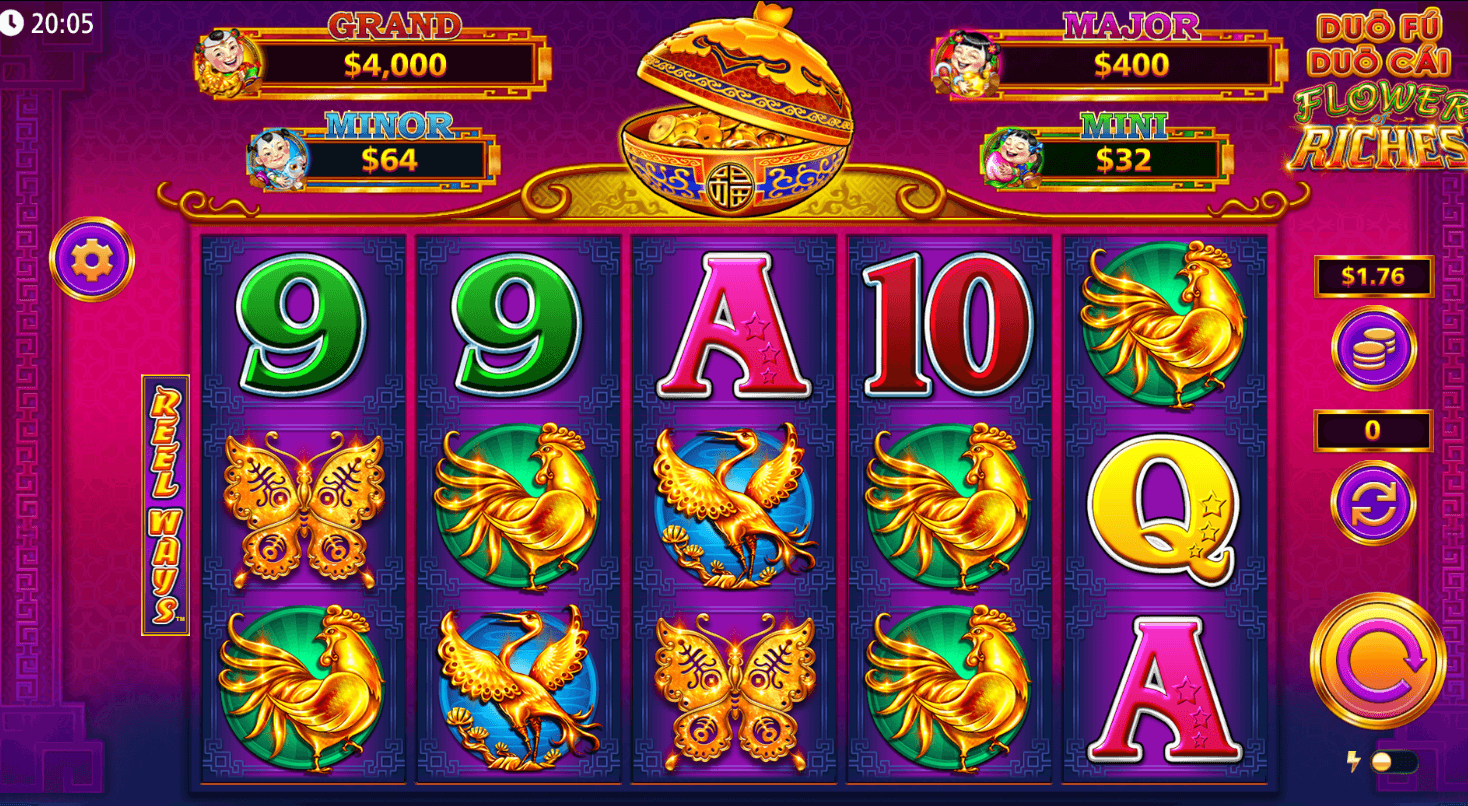 Duo Fu Duo Cai Flower Riches Light & Wonder game Joker388