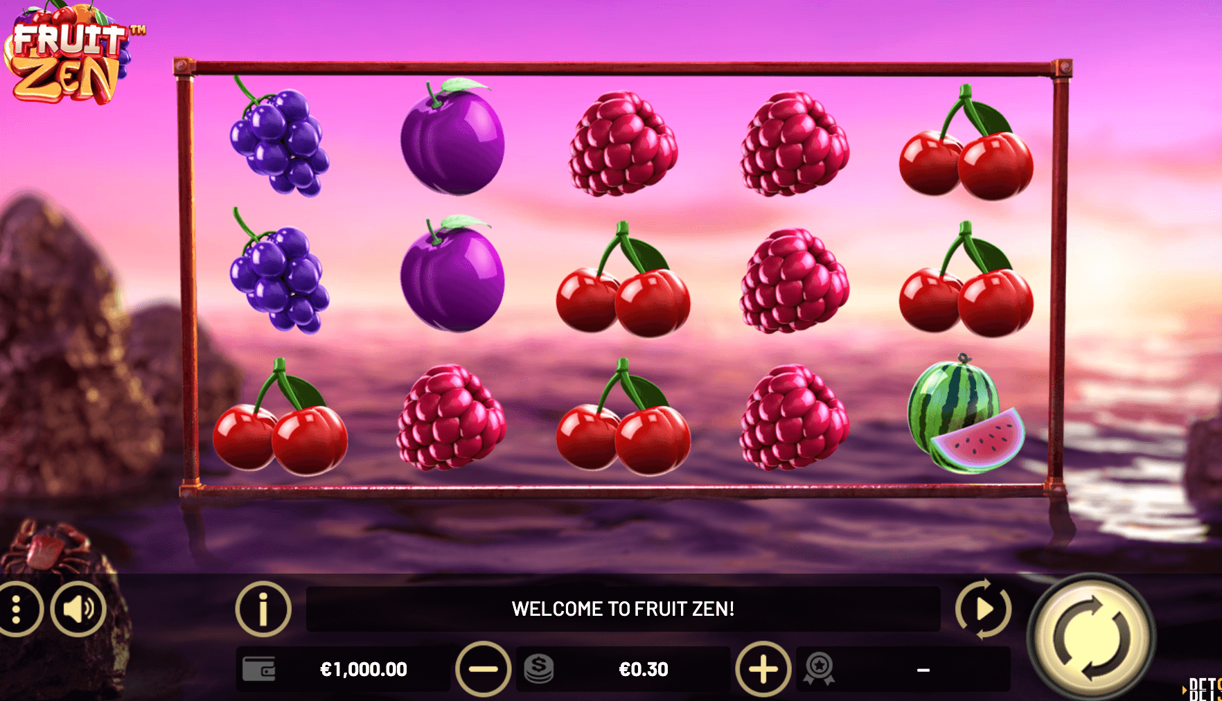 Fruit Zen Betsoft Joker gaming