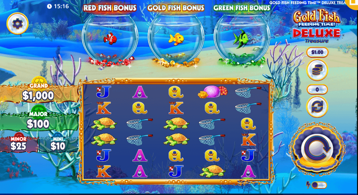 Gold Fish Feeding Time Treasure Light & Wonder JOKER