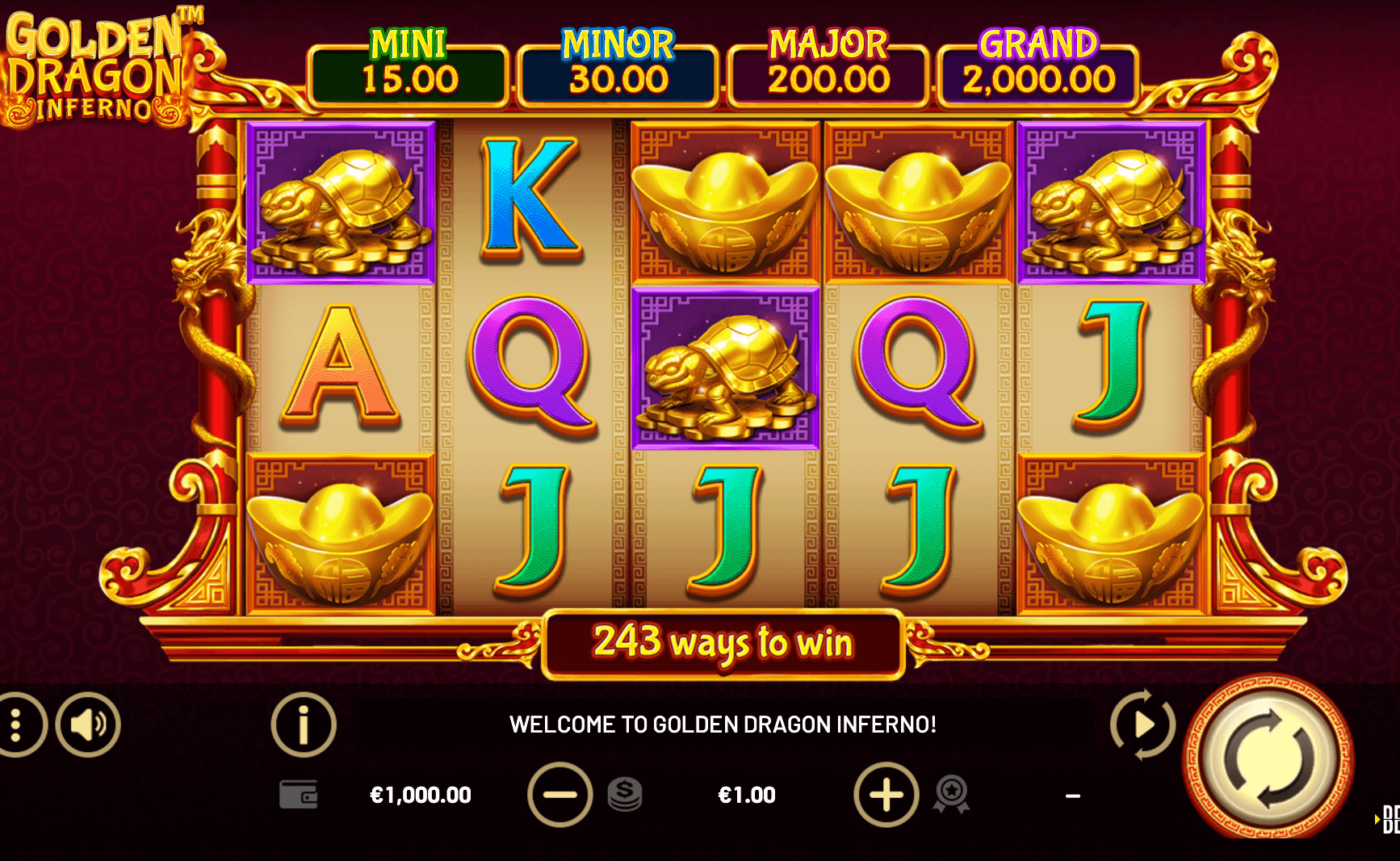 Golden Dragon Inferno Betsoft www Joker388
