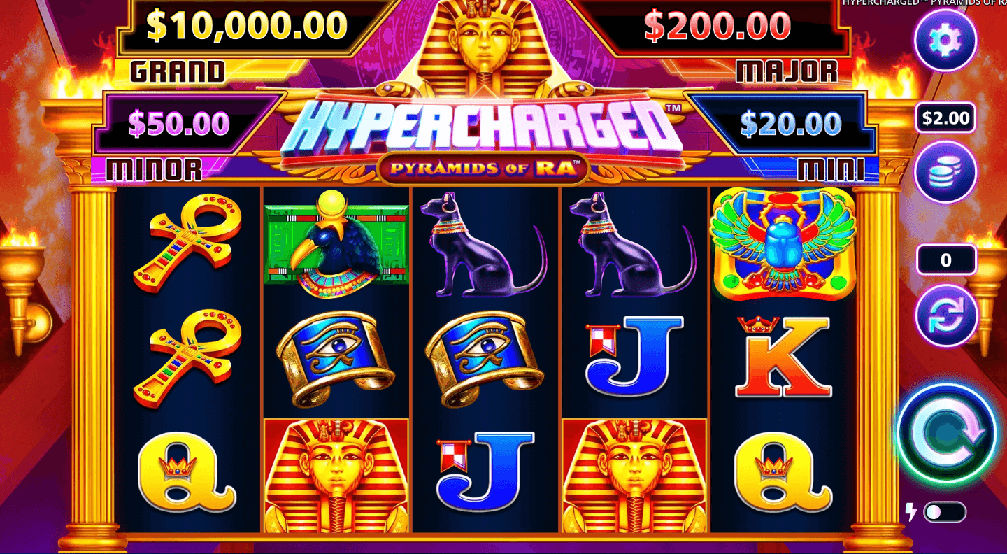 Hypercharged Pyramids of Ra Light & Wonder www Joker388