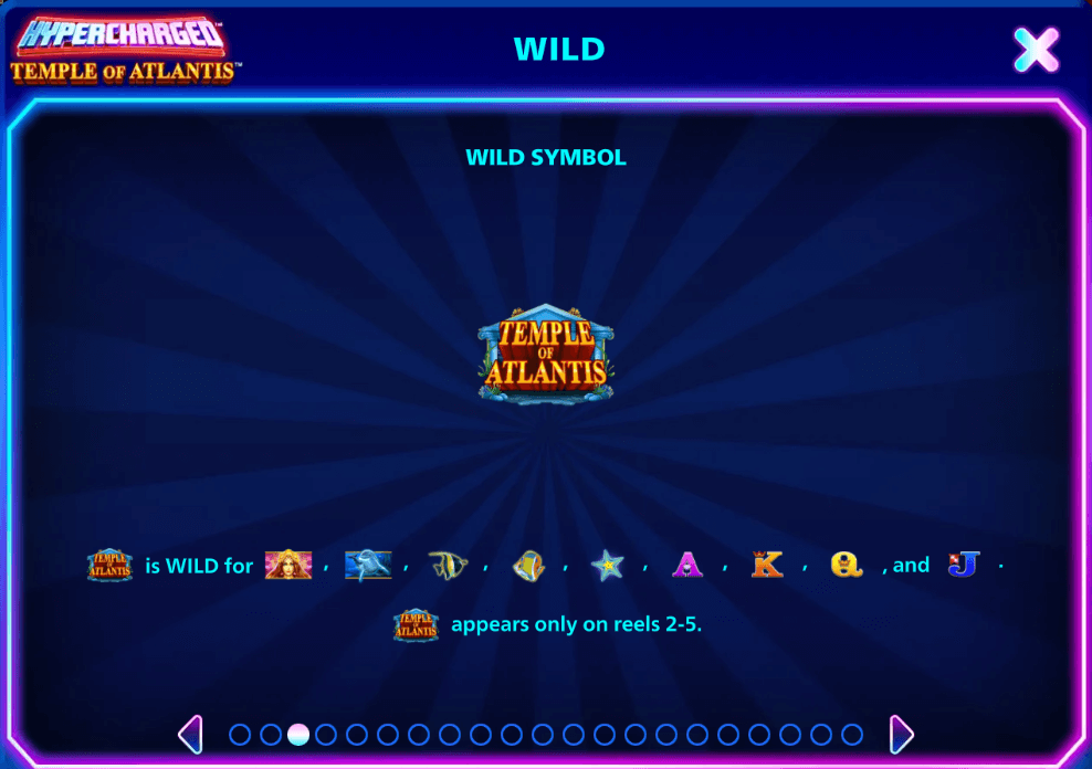 Hypercharged Temple of Atlantis Light & Wonder wwwJoker