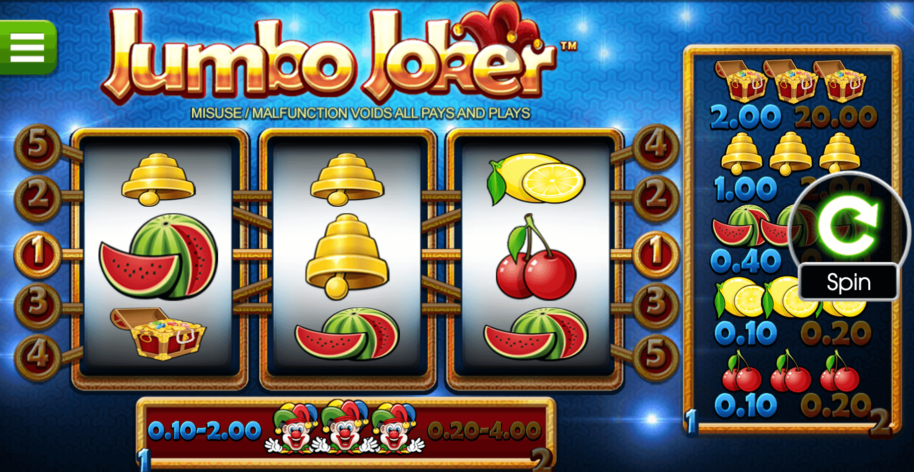 Jumbo Joker Betsoft Joker gaming