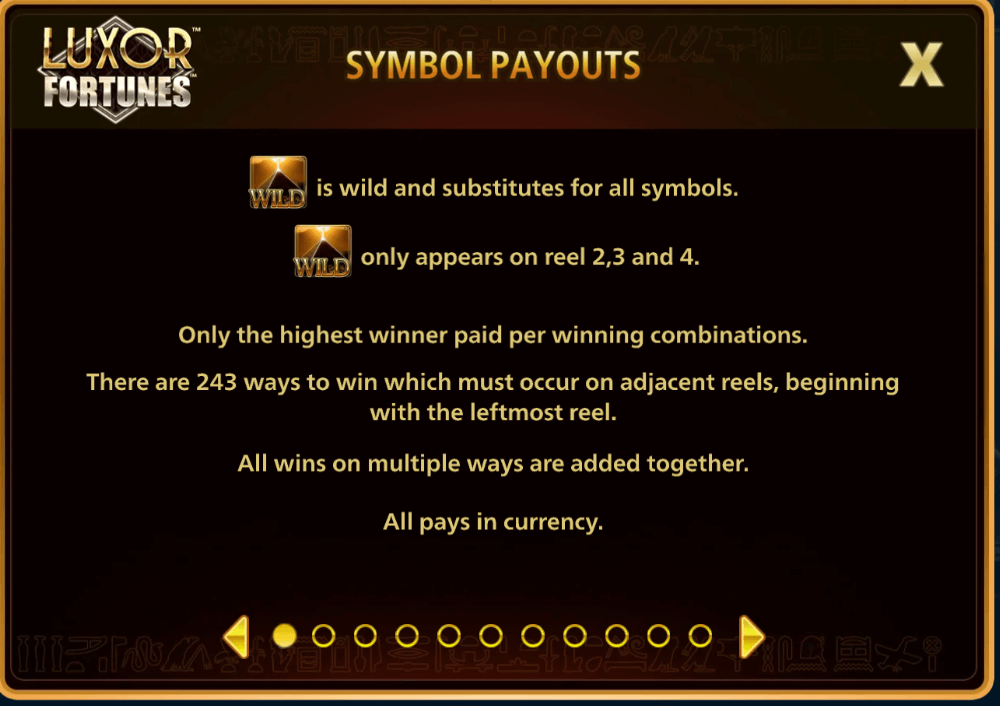 Luxor Fortunes Light & Wonder Joker mobile