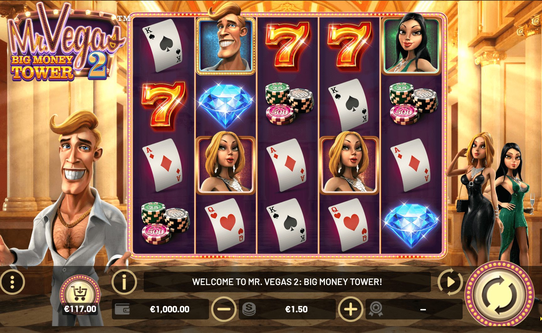 Mr. Vegas 2- Big Money Tower Betsoft Joker family