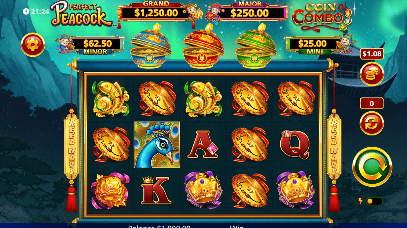 Perfect Peacock Coin Combo Light & Wonder Joker123plus