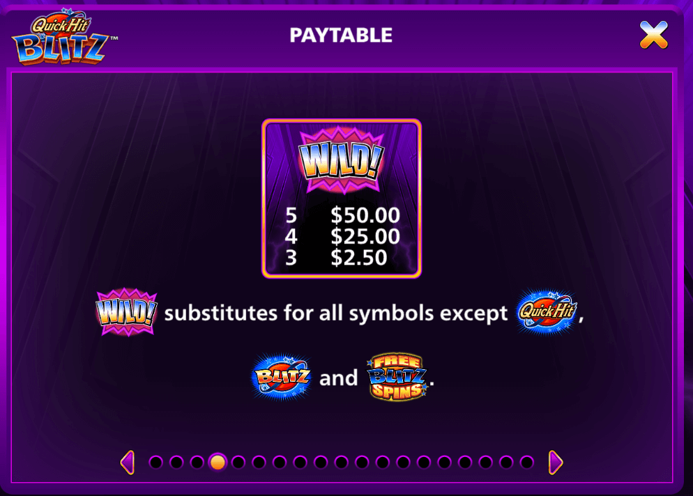 Quick Hit Blitz Purple Light & Wonder Joker1234