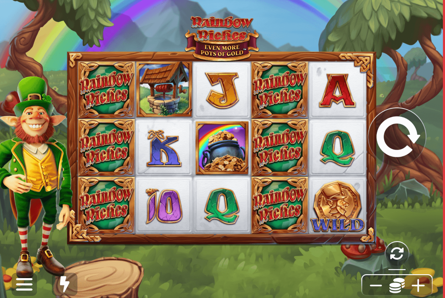 Rainbow Riches Even More Pots of Gold Light & Wonder Joker mobile